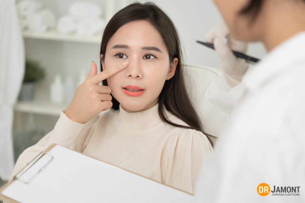 przygotowanie do operacji korekty nosa