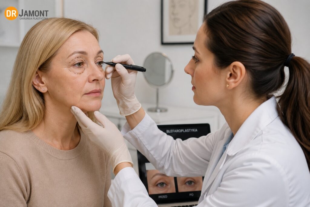 przygotowanie do blefaroplastyki